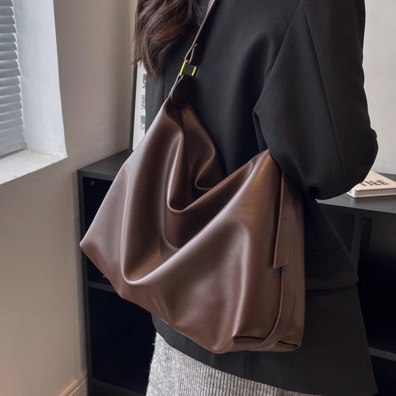 Large Capacity Female College For Class Texture Crossbody Bags