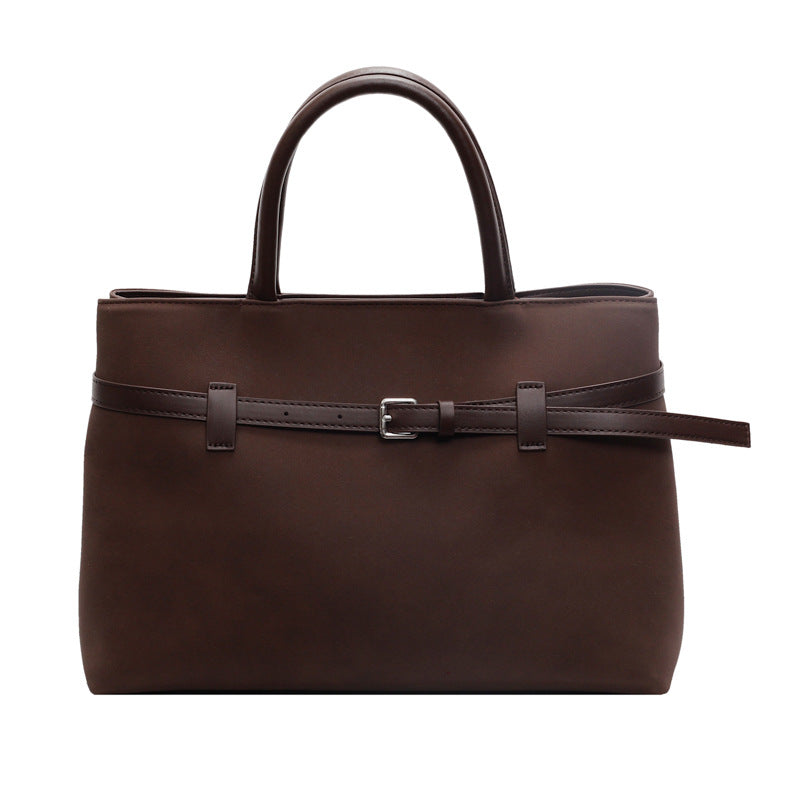 Frosted Portable Trendy Versatile Large Capacity Shoulder Bags