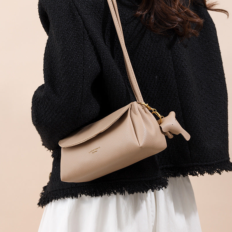 Women's High-grade Soft Leather Popular Underarm Arm Bags