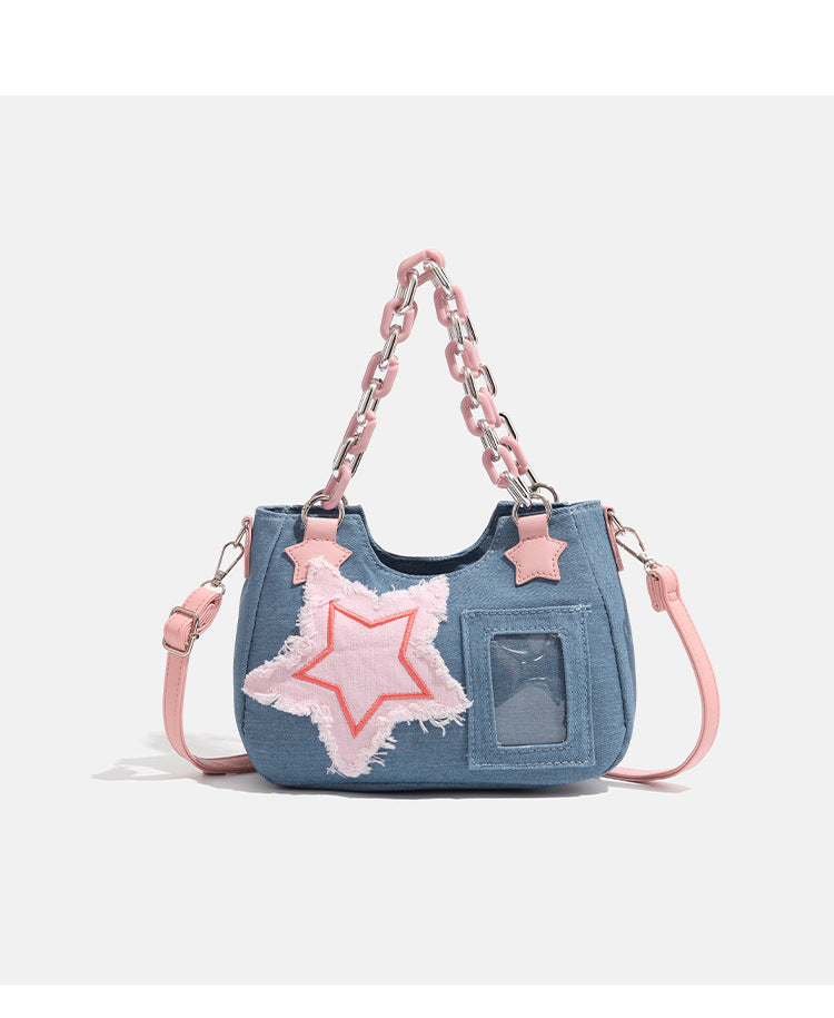 Peripheral Secondary Medium Food Volume Daily Cartoon Shoulder Bags