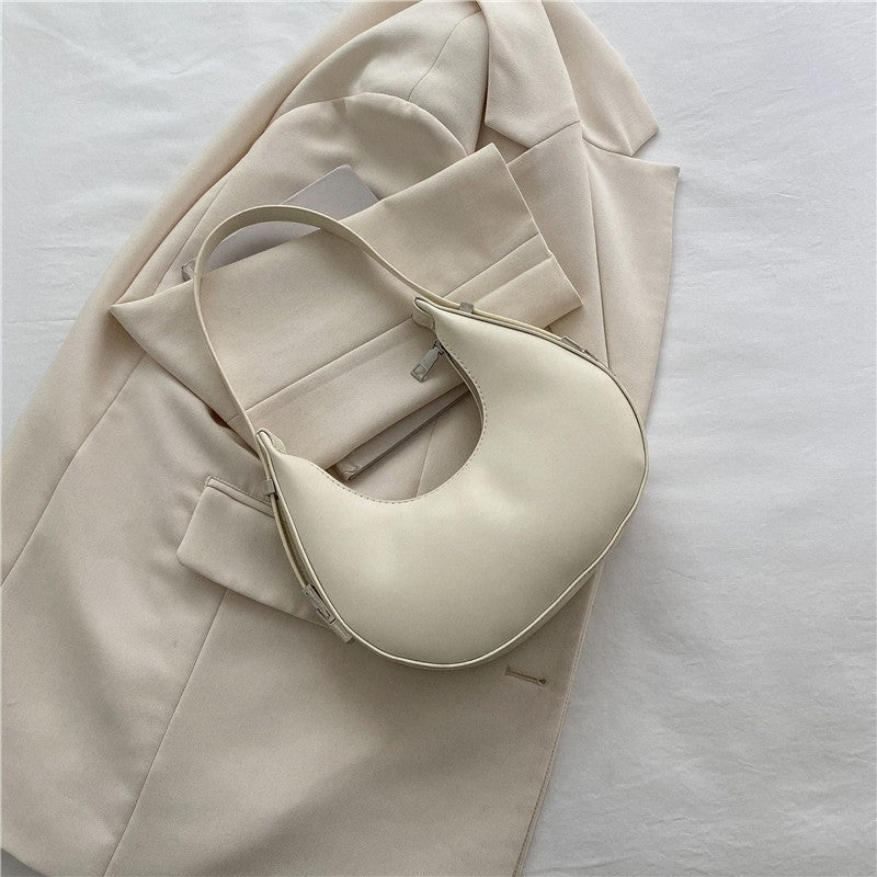 Women's French Moon Saddle Baguette Advanced Texture Armpit Bags