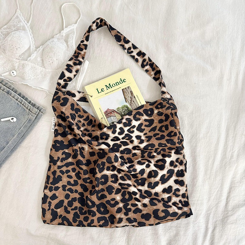 Women's Korean Style Versatile Large Capacity Shopping Shoulder Bags