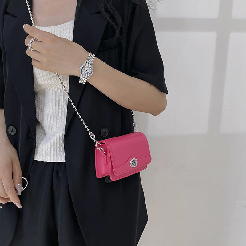 Fashion Twist Style Simple Chain Daily Crossbody Bags