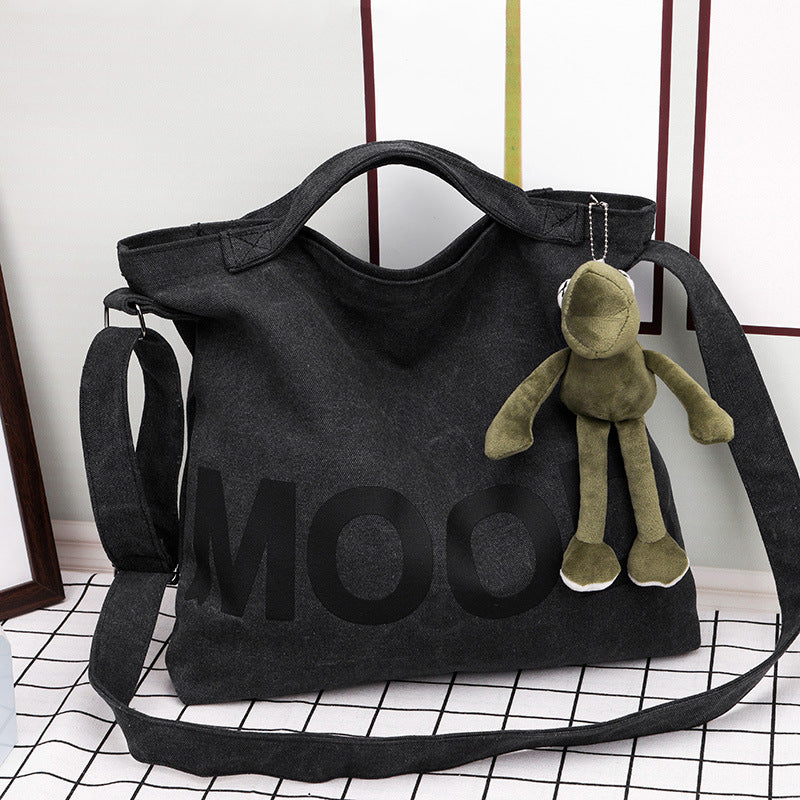 Women's & Men's & Canvas Large Capacity Korean Style Crossbody Bags