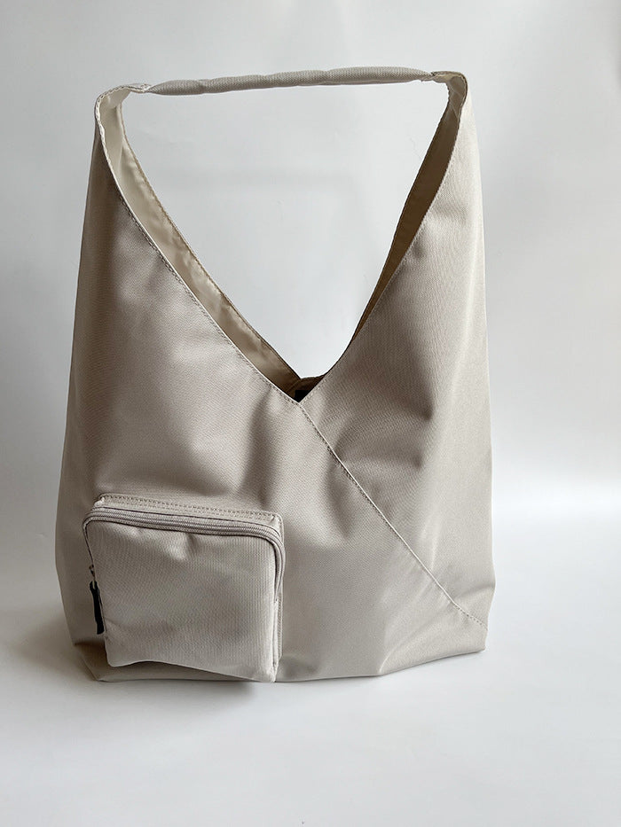 Quality Goods Large Solid Color Black Female Shoulder Bags