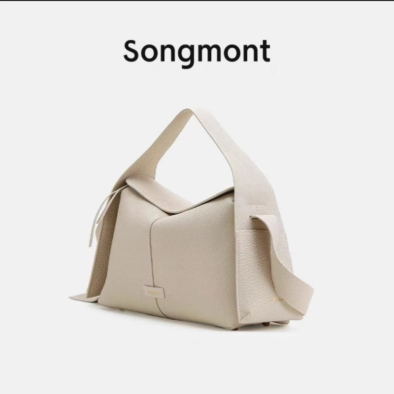Women's Hanging Series Medium Roof Designer Model First Layer Crossbody Bags