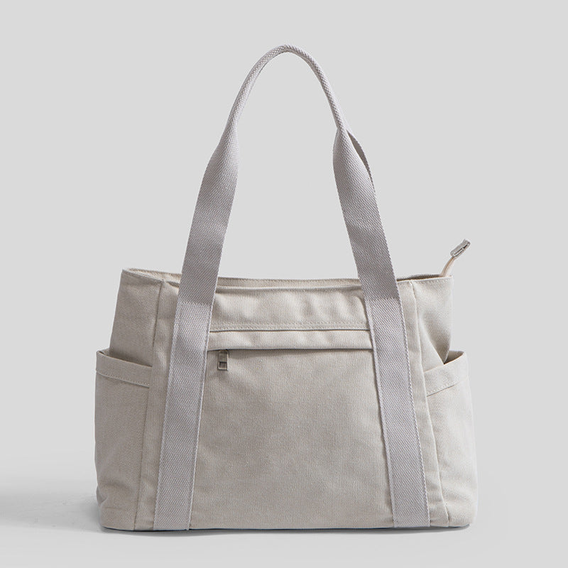 Women's Large Capacity Canvas Retro Simple Shoulder Bags