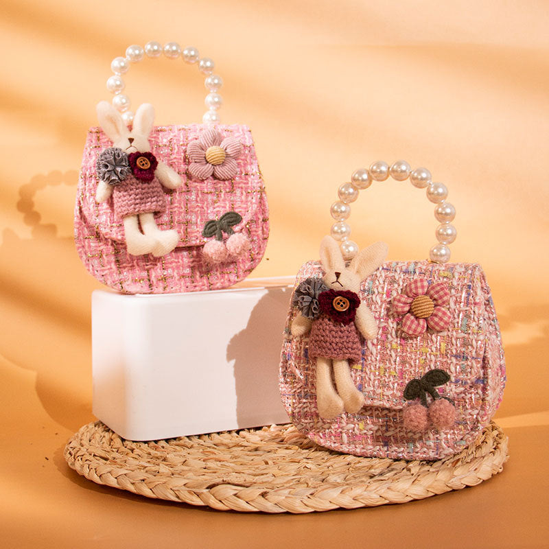 Classic Style Princess Pearl Hand Trendy Crossbody Bags