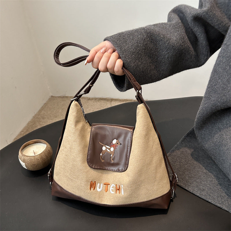 Women's Large Capacity Commuter Street Trendy Underarm Shoulder Bags