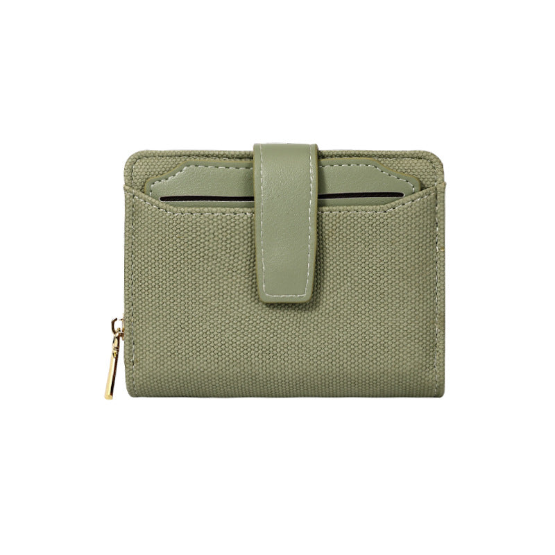 Women's Versatile Beautiful Charming Short Zipper Ladies Wallets