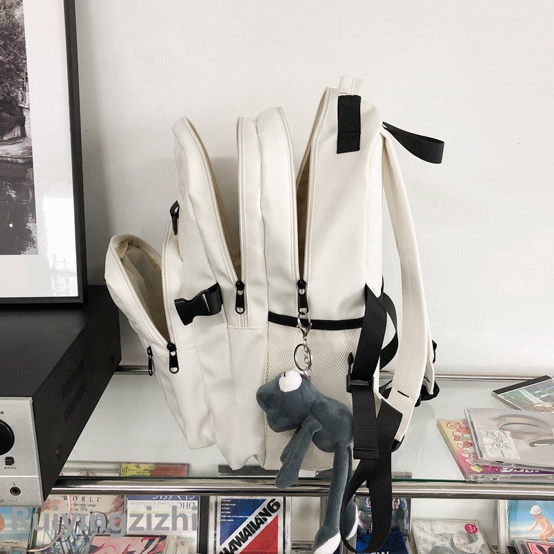 College Large Capacity Nylon Waterproof Korean Backpacks