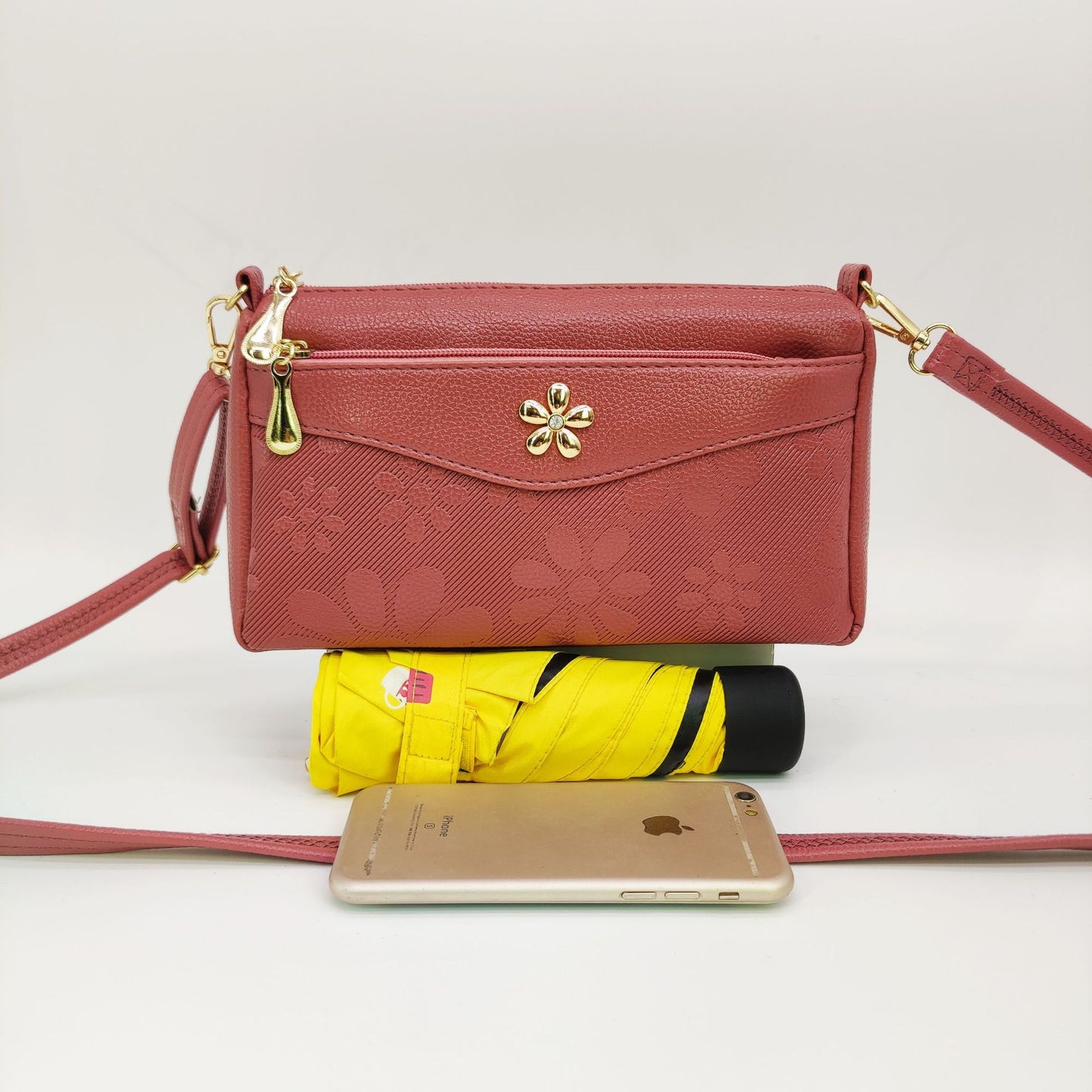 Women's Mom Trendy Fashionable Embossed Large Capacity Shoulder Bags