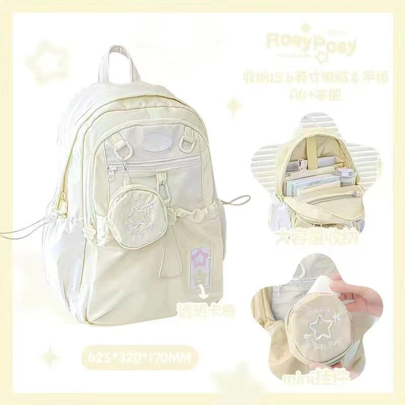 Men's Soft Drawstring Junior High Female College Middle School Students' Schoolbags