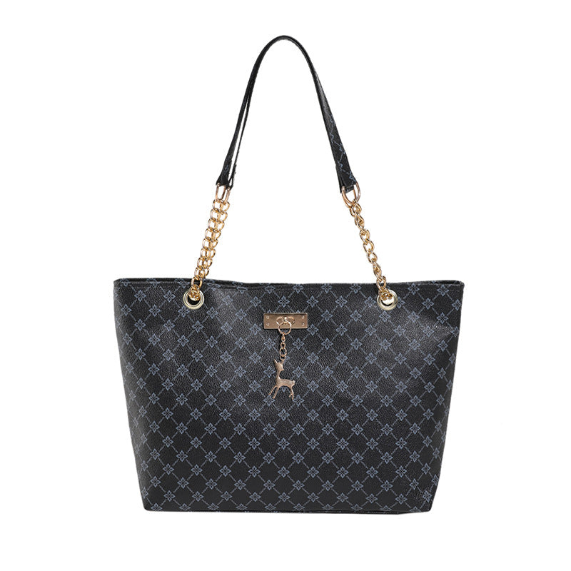 Women's Large Capacity Fashion Commuter Vintage Chain Crossbody Bags