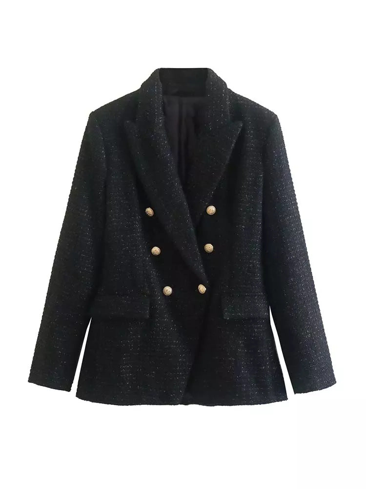 Attractive Autumn Double Breasted Urban Casual Blazers