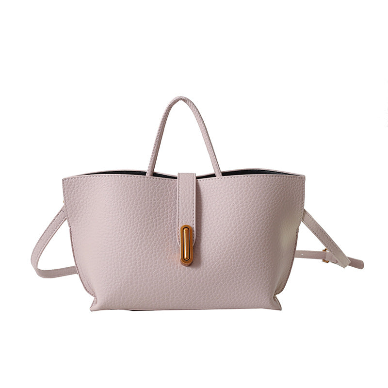 Women's Retro Portable Summer Commuter Solid Color Shoulder Bags