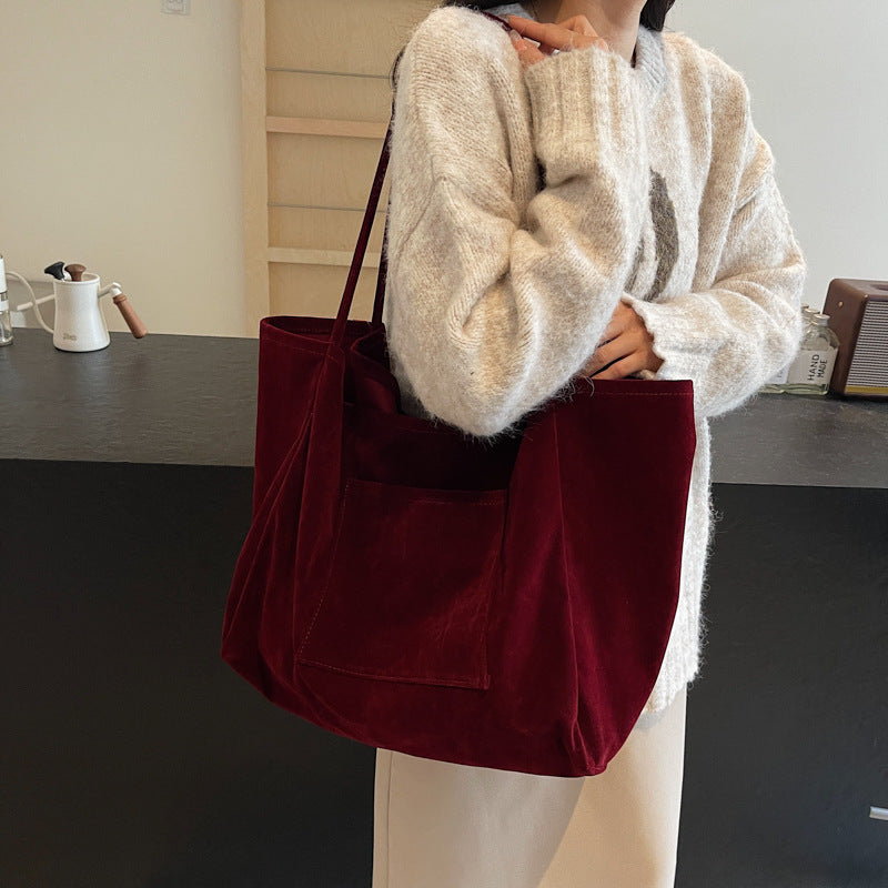 High-grade Frosted Female College Commute To Shoulder Bags