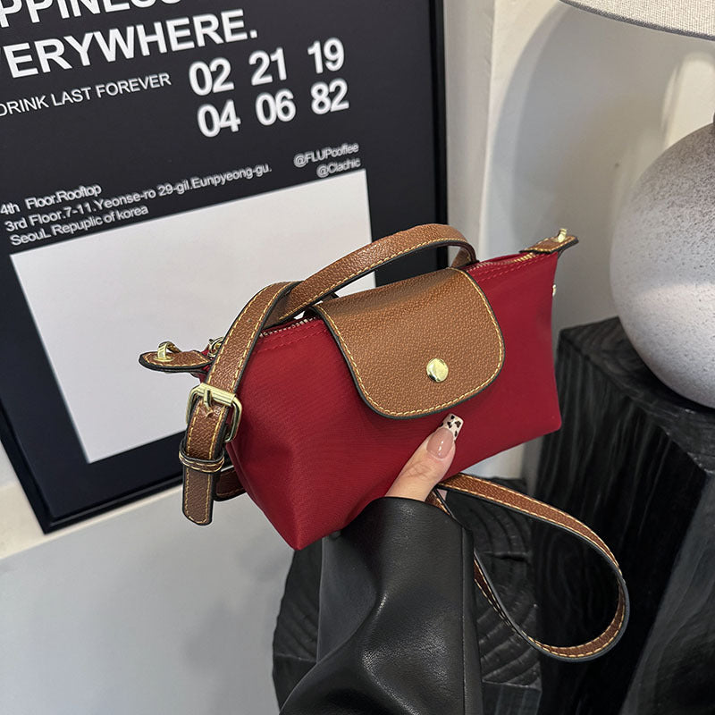 Women's Niche Mini Portable Dumpling High-grade Nylon Crossbody Bags