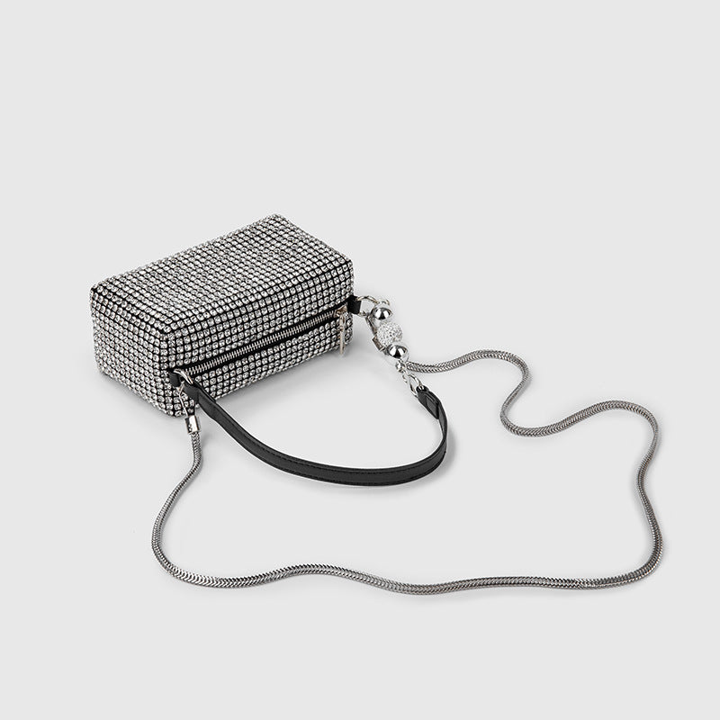 Women's Pearl Rhinestone Summer Shiny Full Diamond Armpit Bags