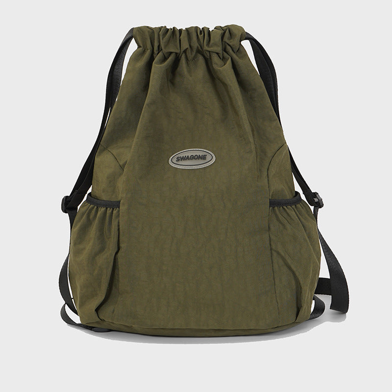 Women's & Men's & Fashion Lightweight Drawstring Fitness Buggy Backpacks