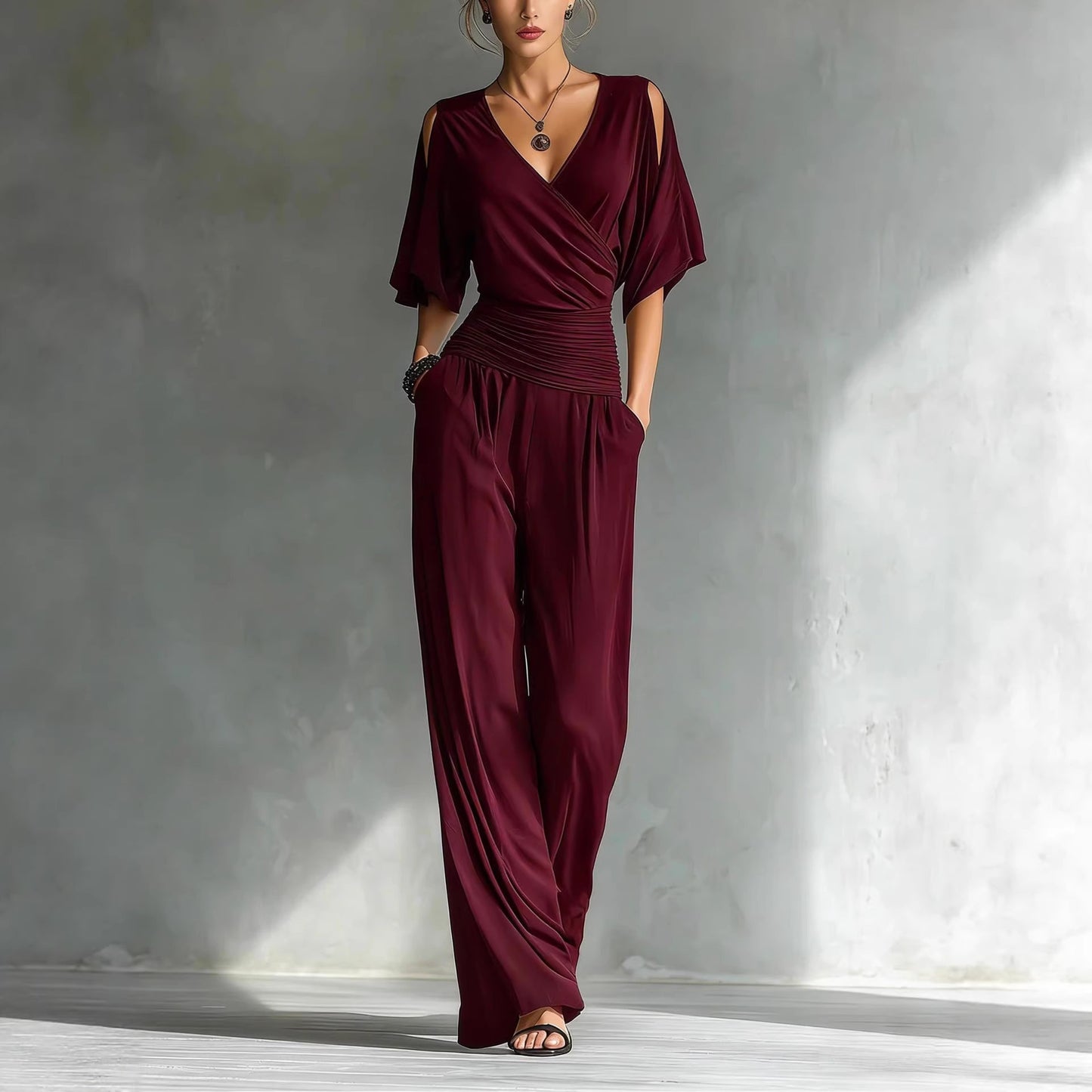 Women's Summer Fashion Elegant Slim Fit Bodysuit Women's Jumpsuit/clothing