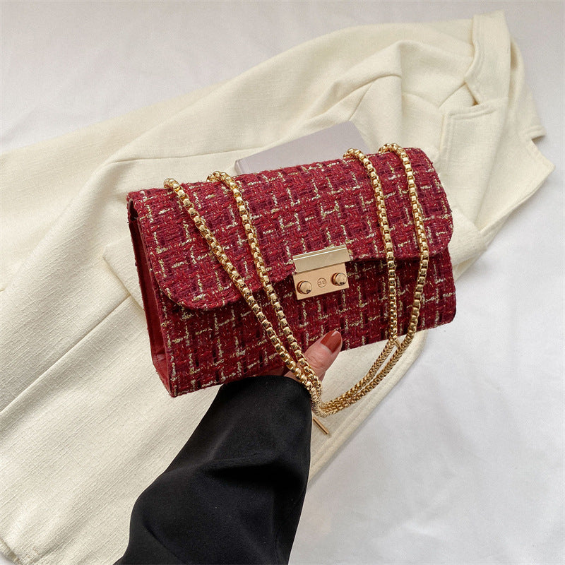 Women's Retro Summer Tide Leisure Simple Chain Shoulder Bags