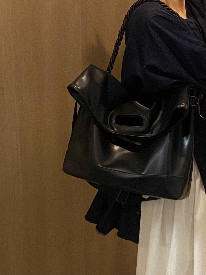 Women's High-grade Soft Leather Large Capacity Simple Shoulder Bags