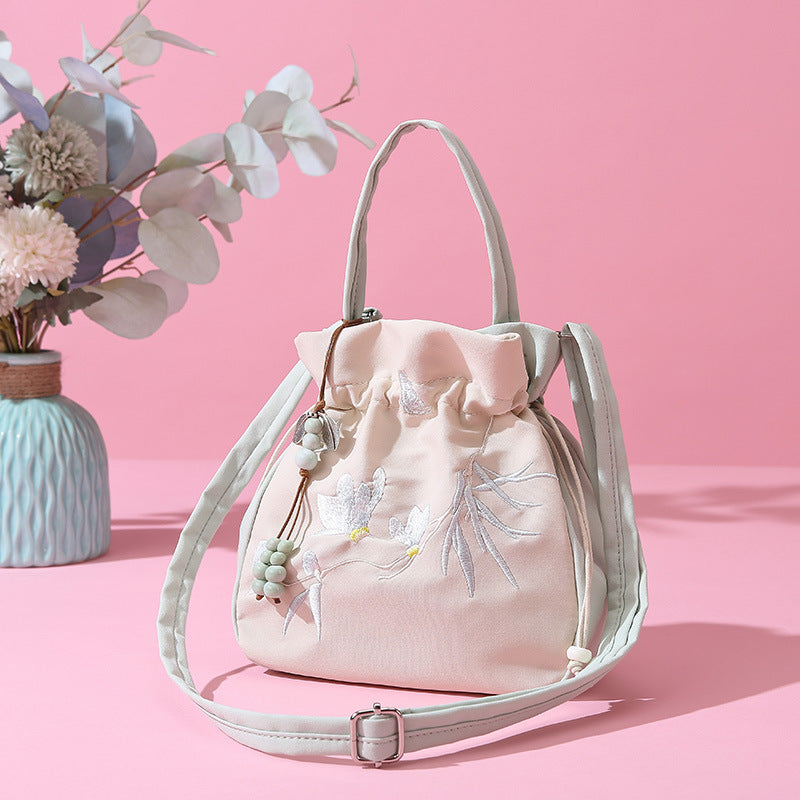 Women's Style Summer Advanced Texture Embroidered Niche Crossbody Bags