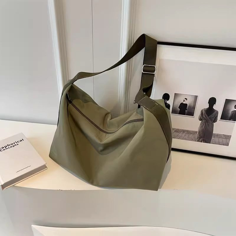 Female Versatile Large Capacity Canvas Lady Commute Crossbody Bags