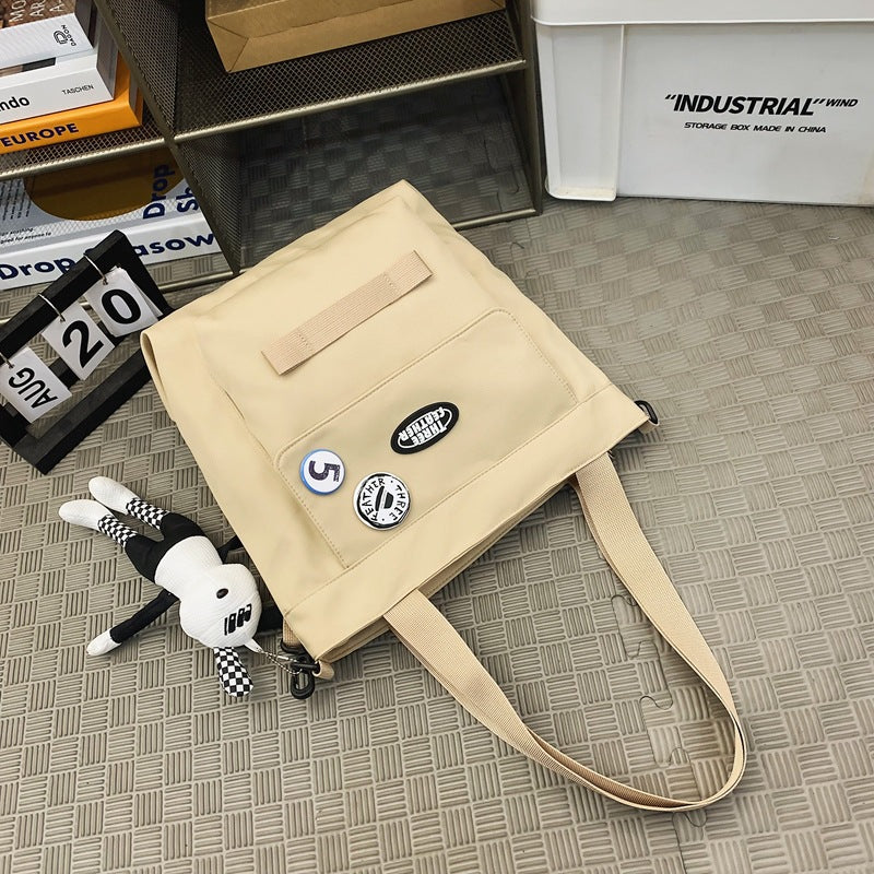 Junior High Tuition Youth Nylon Boy Men's Messenger Bags