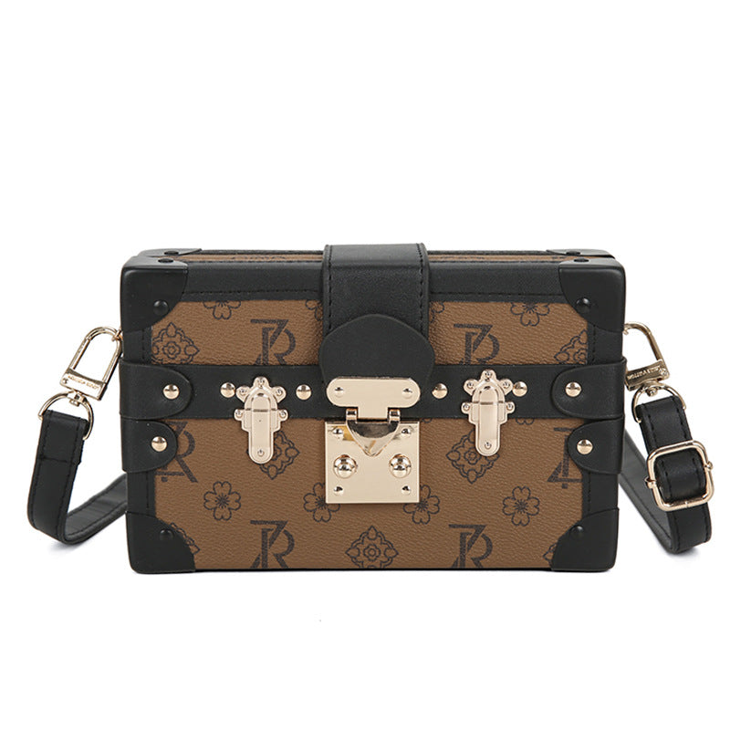 Fashion Box Trendy Retro Printed Mini Crossbody Bags