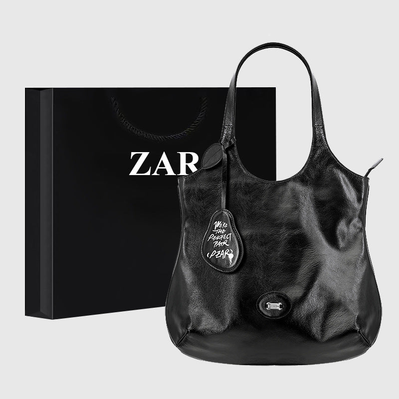 Pear Large Capacity Suede Female Commute Tote Bags