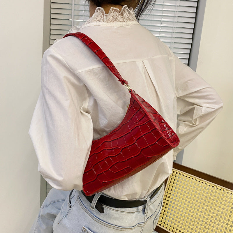Women's Korean Style Summer Trendy Stone Pattern Bags
