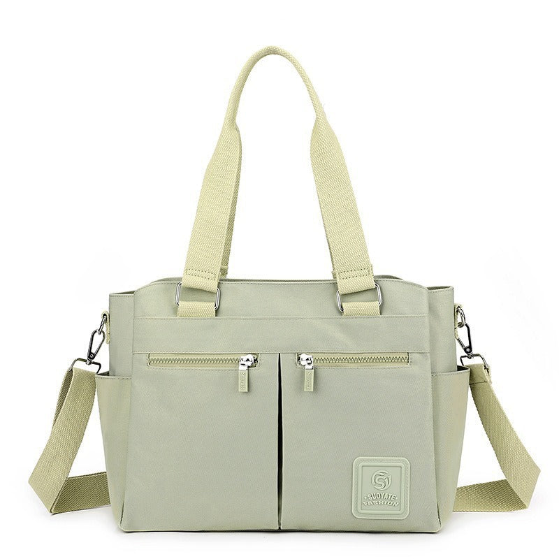 Women's Large Capacity Totes Simple Nylon Portable Shoulder Bags