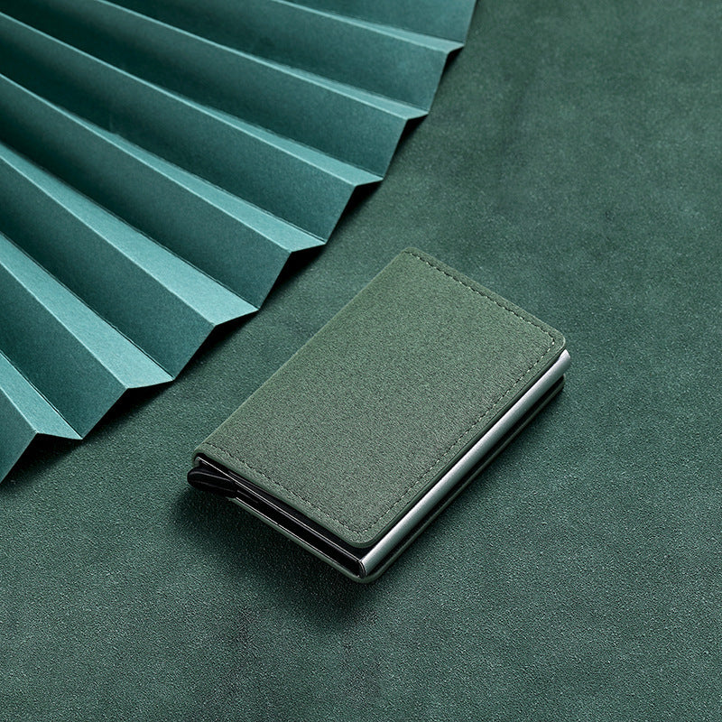 Women's & Men's & Metal Automatic Pop-up Cassette Refined Card Holder