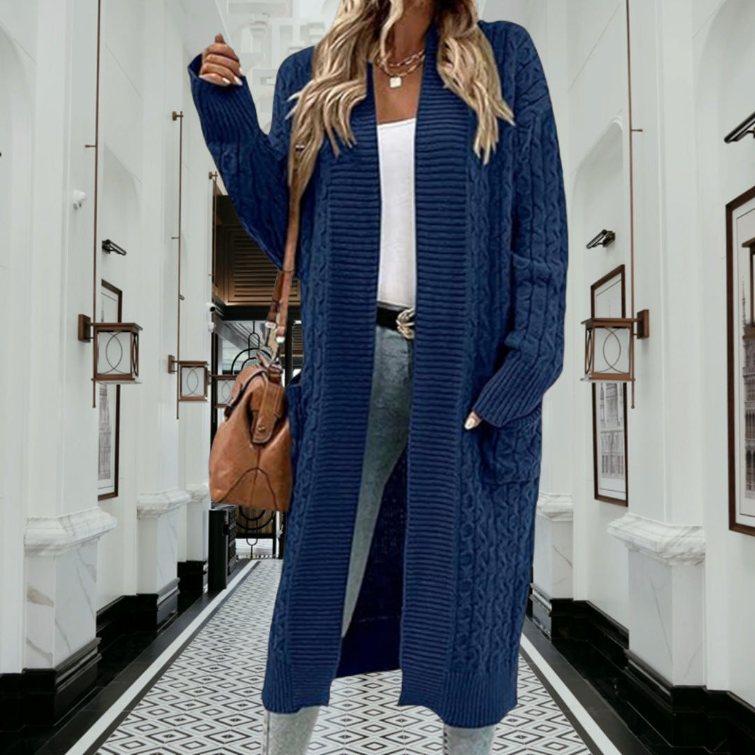 Women's Durable Fashion Loose Long Pocket Knitwear