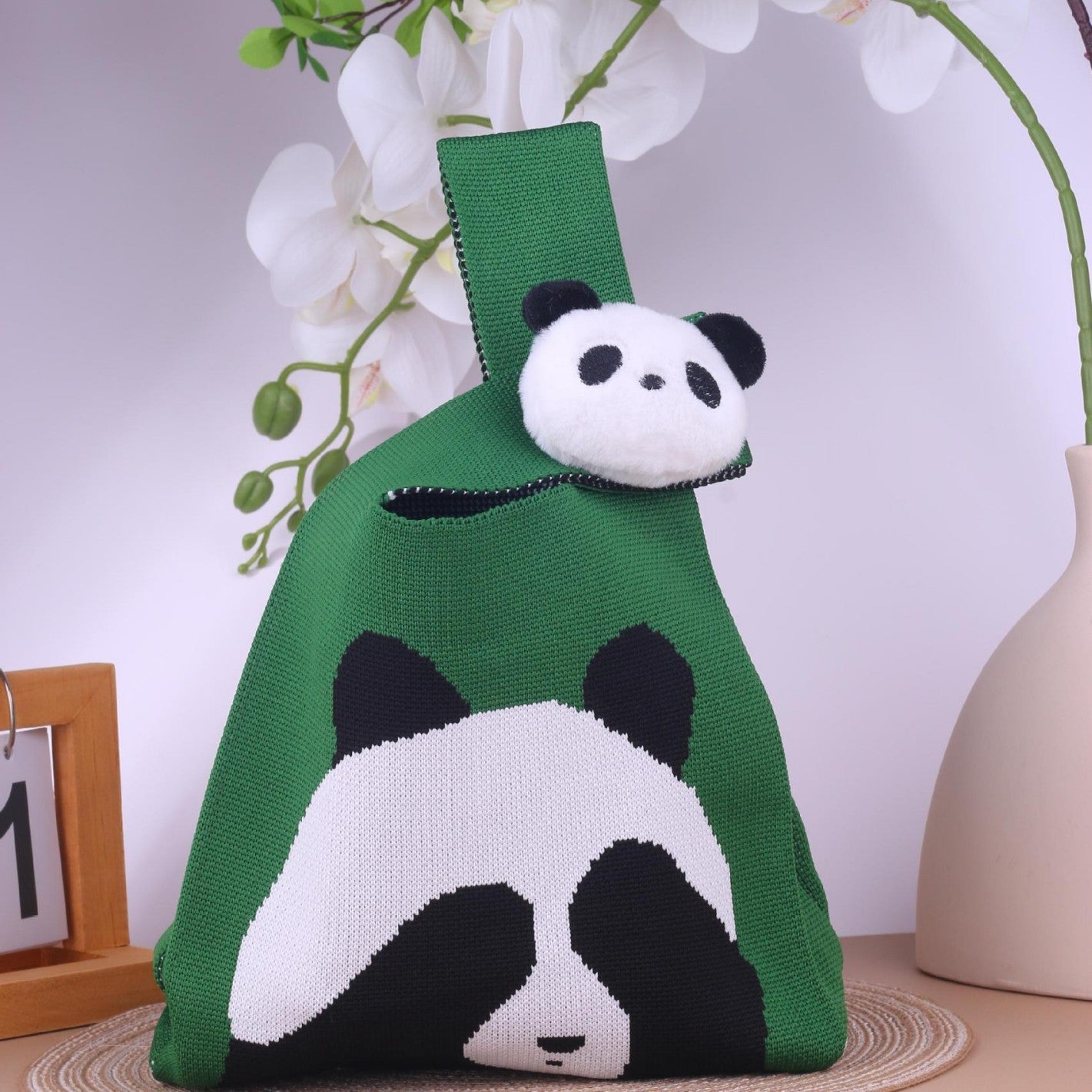 Women's Capacity Knitted Fashion Holiday Vacation Easy Tote Bags