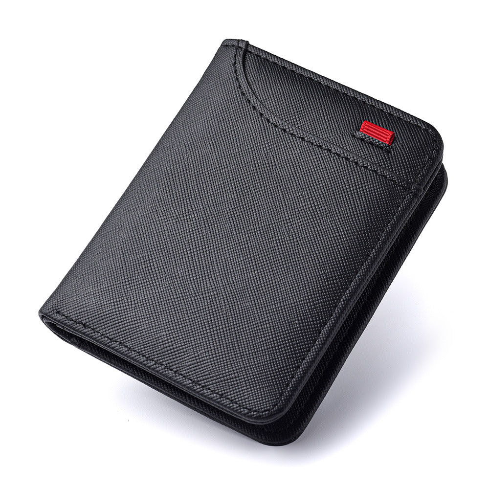 Charming Men's Stylish Vertical Certificate Mini Card Holder