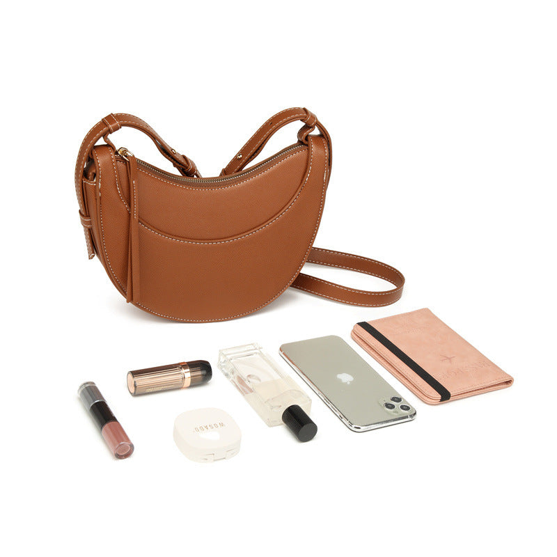 Women's Design Dumpling Selenodont Soft Leather High-grade Crossbody Bags