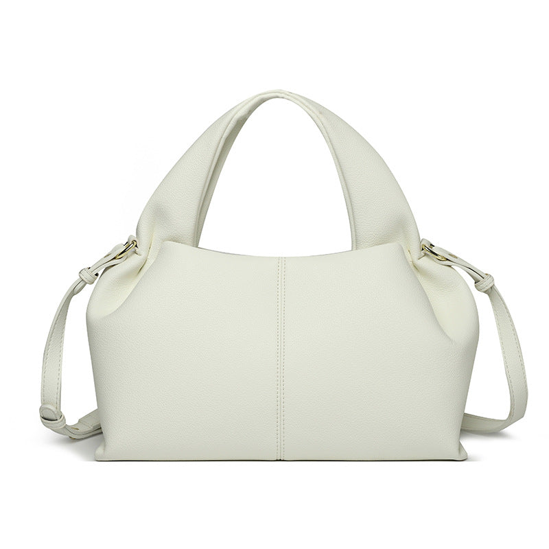 Women's French Niche Cloud Solid Color Dumpling Shoulder Bags