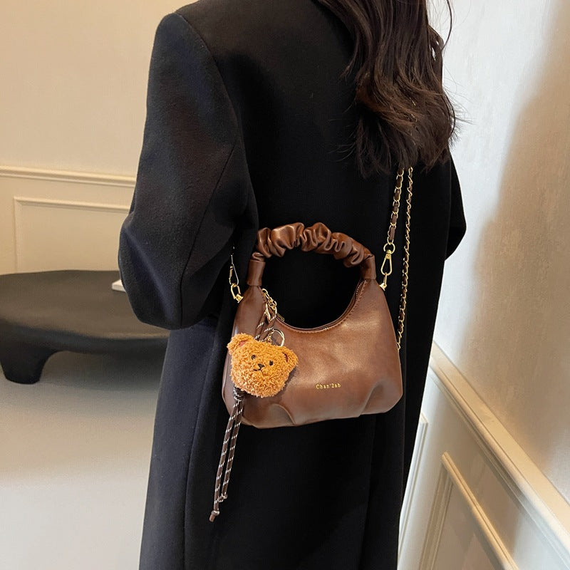 Women's Soft Leather Fashionable Retro Fashion Elegant Crossbody Bags