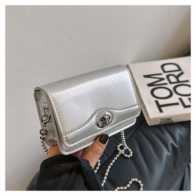 Fashion Twist Style Simple Chain Daily Crossbody Bags