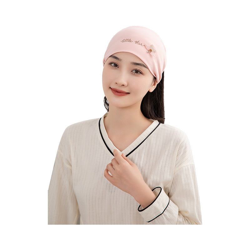 Confinement Cap Printed Hat Headscarf Cotton Bags