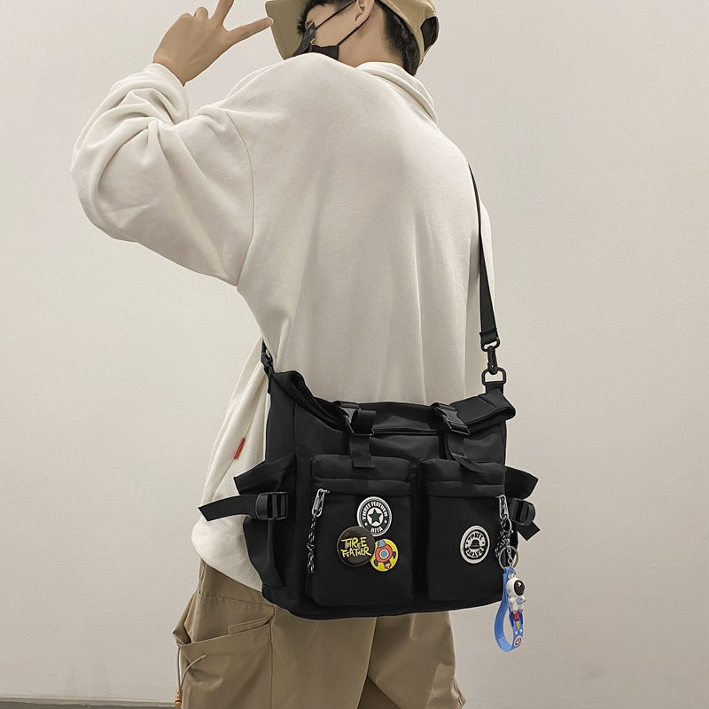 Men's Single Fashion Portable Simplicity Work Clothes Men's Shoulder Bags