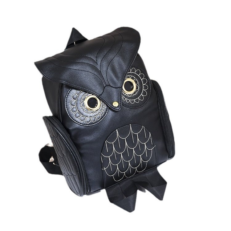 Creative Owl Female Personalized Korean Fashion Backpacks