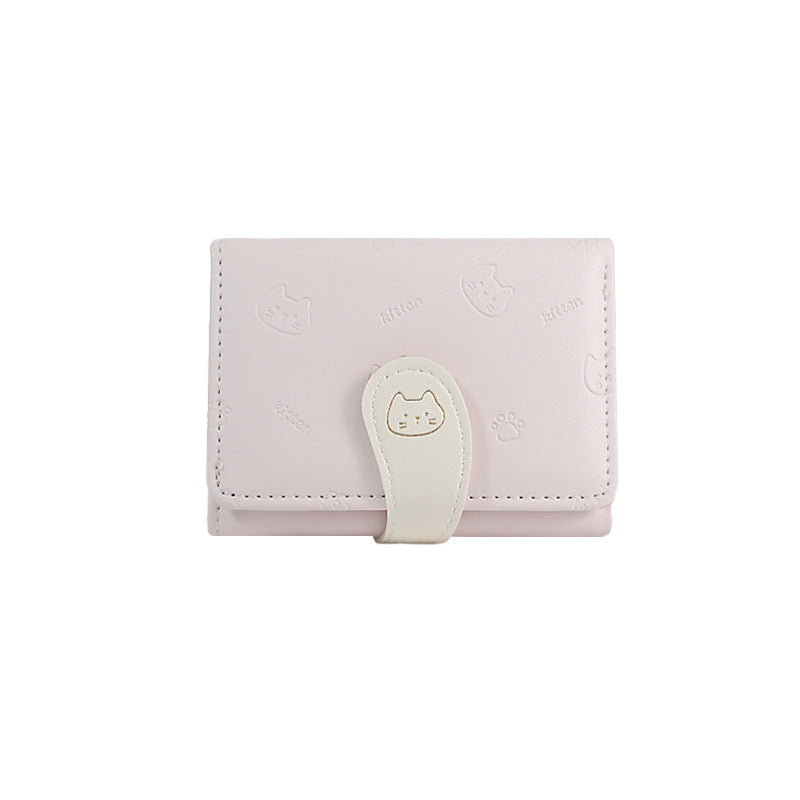 Cat Tail Cute Fashion Cartoon Printed Card Holder
