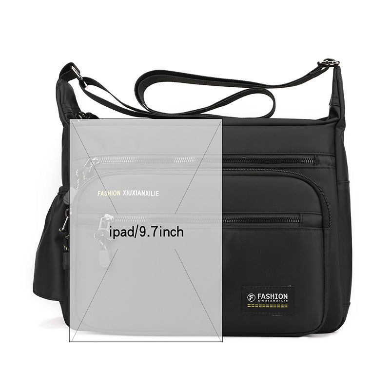 Men's Oxford Cloth Large Capacity Waterproof Leisure Men's Shoulder Bags