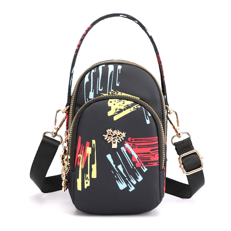 Women's Mobile Mini Canvas Clutch Portable Phone Bags