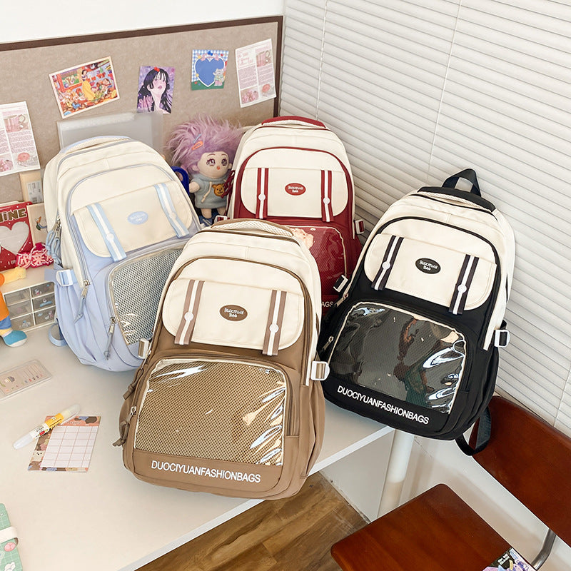 Women's Junior High Class Commuter Large Capacity Backpacks