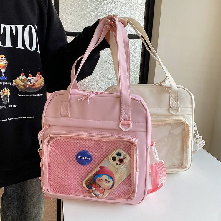 Women's Cute Fashion Transparent Large Capacity Shoulder Bags